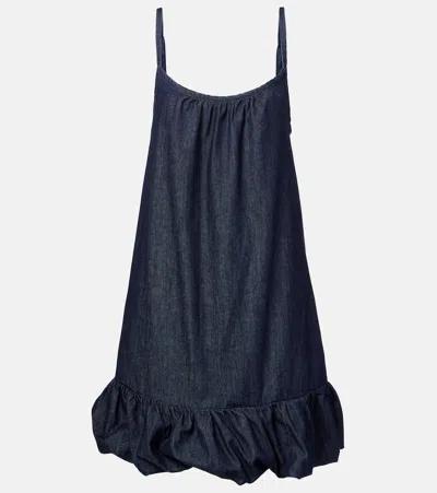DRIES VAN NOTEN DENIM MINIDRESS