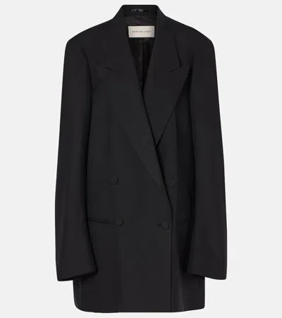 DRIES VAN NOTEN DOUBLE-BREASTED WOOL BLAZER