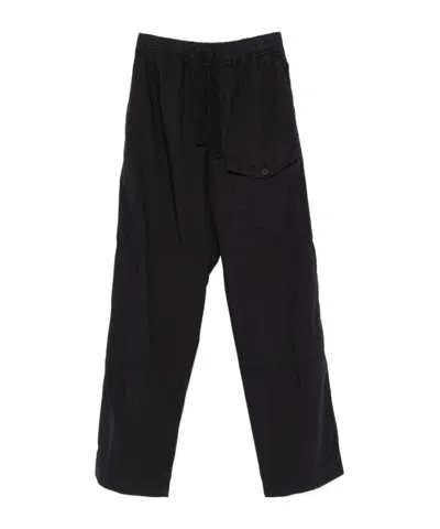 DRIES VAN NOTEN DRIES VAN NOTEN DRAWSTRING STRAIGHT-LEG TROUSERS