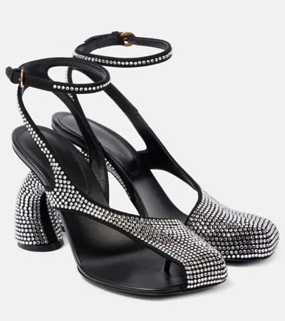 DRIES VAN NOTEN EMBELLISHED LEATHER PUMPS