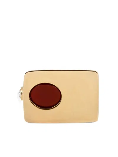 DRIES VAN NOTEN GEMSTONE-EMBELLISHED SIGNET RING