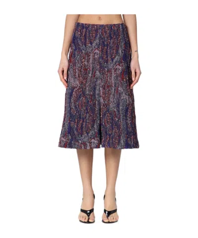 DRIES VAN NOTEN JACQUARD SKIRT