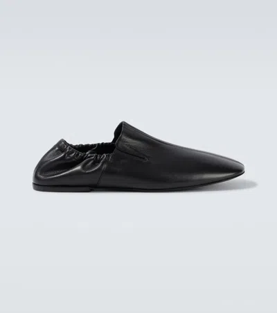 DRIES VAN NOTEN LEATHER LOAFERS
