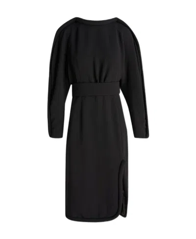 DRIES VAN NOTEN LOGO DRESS