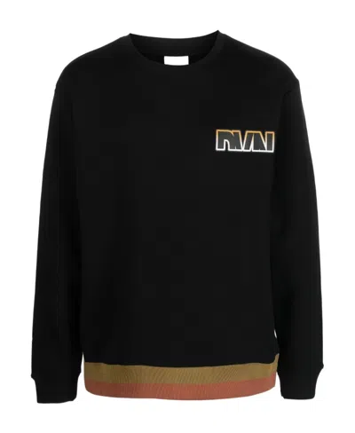 DRIES VAN NOTEN LOGO ROUND-NECKED SWEATER