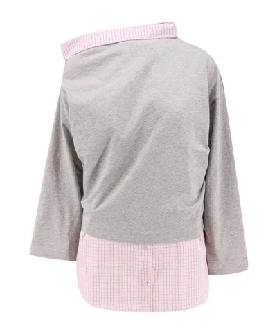 DRIES VAN NOTEN DRIES VAN NOTEN LAYERED ASYMMETRIC NECK TOP