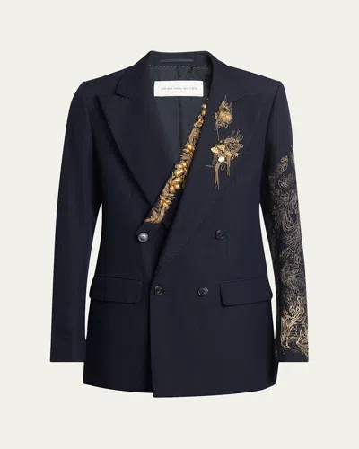 DRIES VAN NOTEN MEN'S BARTON EMBELLISHED DINNER JACKET