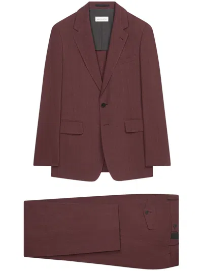 DRIES VAN NOTEN NOTCHED-LAPELS SUIT