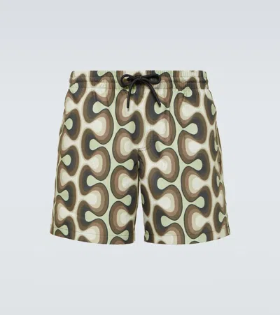 DRIES VAN NOTEN PRINTED SWIM SHORTS