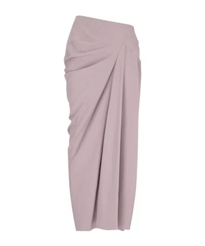 DRIES VAN NOTEN DRIES VAN NOTEN RUCHED HIGH-LOW WAIST DRESS