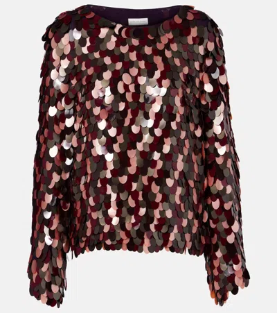 DRIES VAN NOTEN SEQUINED TOP