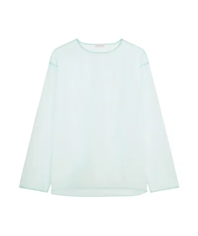 DRIES VAN NOTEN DRIES VAN NOTEN CREWNECK SHEER SHIRT