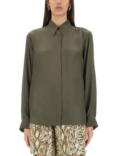 DRIES VAN NOTEN DRIES VAN NOTEN SILK BLEND SATIN SHIRT