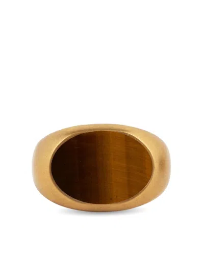 DRIES VAN NOTEN STONE SIGNET RING