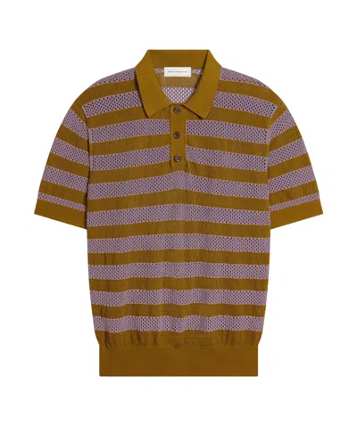 DRIES VAN NOTEN DRIES VAN NOTEN STRIPED SHORT-SLEEVED POLO SHIRT