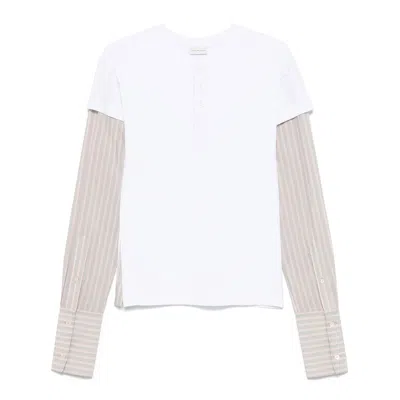 DRIES VAN NOTEN WHITE T SHIRTS