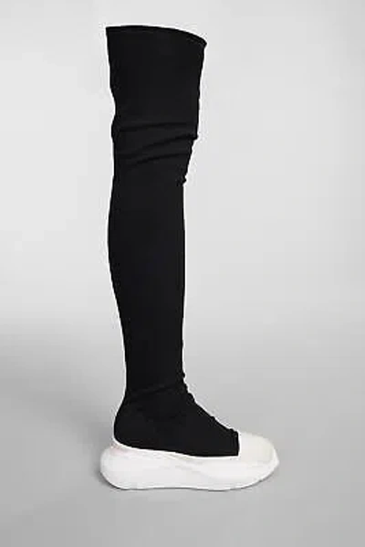 DRKSHDW DRKSHDW ABSTRACT STOCKINGS SNEAKERS IN BLACK COTTON 40 IT