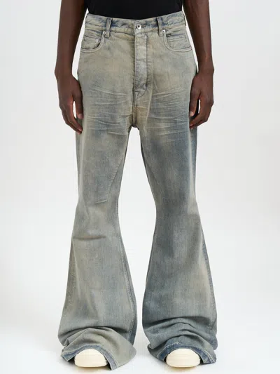 DRKSHDW DRKSHDW BOLAN BOOTCUT MINERAL PEARL DENIM PANTS
