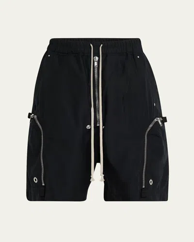 DRKSHDW RICK OWENS MEN'S BAUHAUS DRAWSTRING SHORTS