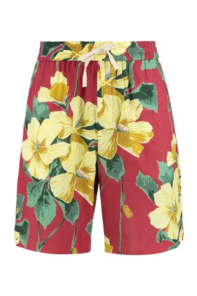 DRÔLE DE MONSIEUR COTTON AND LINEN BERMUDA-SHORTS