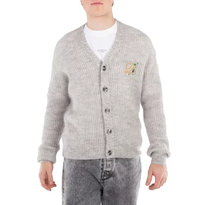 DRÔLE DE MONSIEUR MEN'S GREY D RAISIN LE CARDIGAN