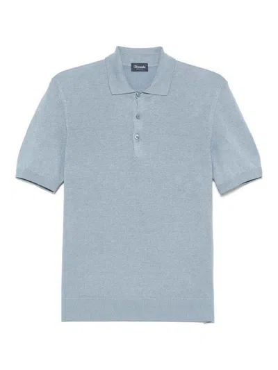DRUMOHR SHORT SLEEVE POLO WITH BUTTONS