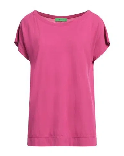 DRUMOHR DRUMOHR WOMAN T-SHIRT GARNET SIZE L COTTON