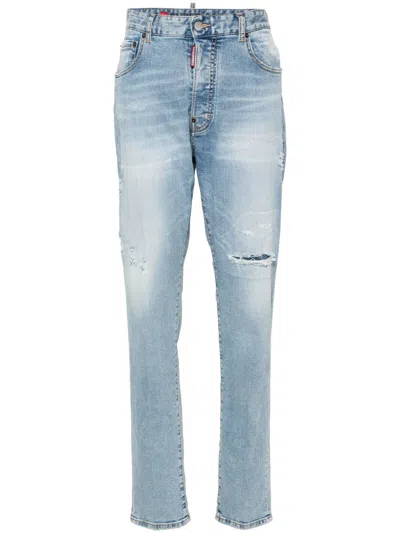 DSQUARED2 642 TAPERED-LEG JEANS