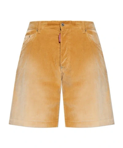 DSQUARED2 CORDUROY FIVE-POCKET SHORTS