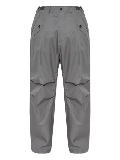 DSQUARED2 BELTED COTTON PANTS