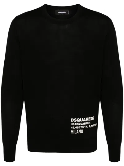 DSQUARED2 CERESIO 9 LOGO-APPLIQUÉ JUMPER