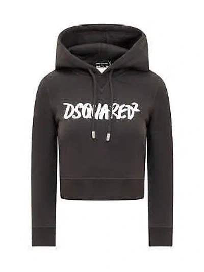 DSQUARED2 DSQUARED2 D2 MINI HOODIE IN BLACK