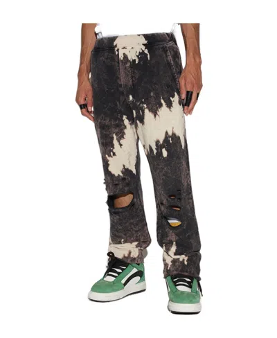 DSQUARED2 DISTRESSED-EFFECT LOGO TRACK PANTS