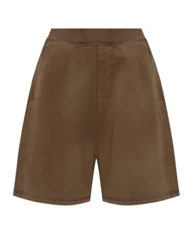 DSQUARED2 DSQUARED2 LOGO-PRINTED ELASTICATED WAISTBAND SHORTS