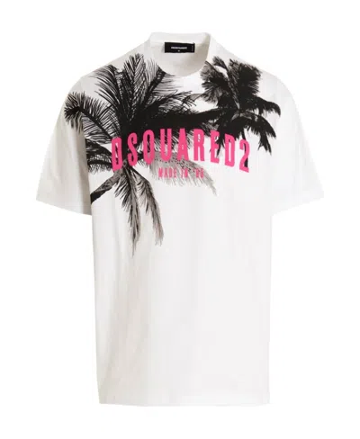 DSQUARED2 DSQUARED2 GRAPHIC PRINTED CREWNECK T-SHIRT