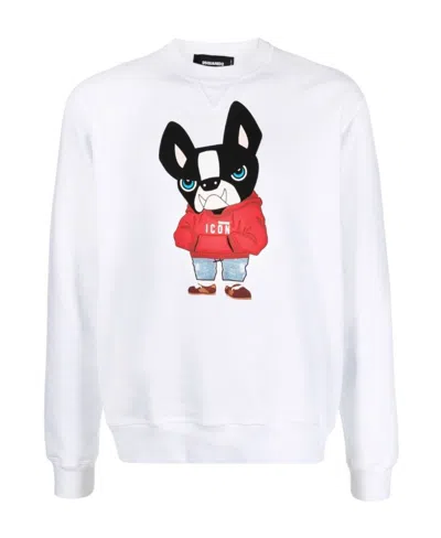 DSQUARED2 ICON CIRO-PRINT SWEATSHIRT