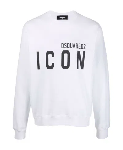 DSQUARED2 DSQUARED2 LOGO PRINTED CREWNECK SWEATSHIRT