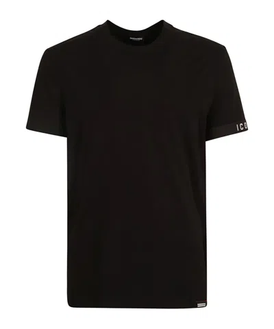 DSQUARED2 DSQUARED2 ICON PRINTED CREWNECK T-SHIRT