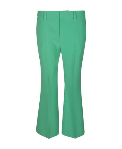 DSQUARED2 KICK-FLARE CROPPED TROUSERS
