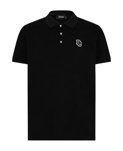 DSQUARED2 DSQUARED2 D2 LOGO PATCH POLO SHIRT
