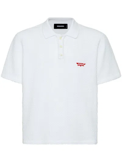 DSQUARED2 LOGO-APPLIQUÉ POLO SHIRT