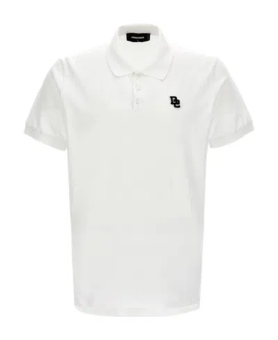 DSQUARED2 DSQUARED2 LOGO-EMBROIDERED SHORT SLEEVED POLO SHIRT
