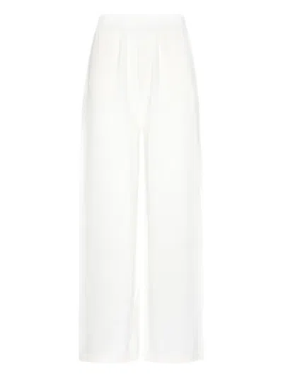 DSQUARED2 LOGO-EMBROIDERED TROUSERS