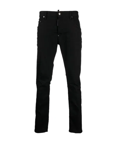 DSQUARED2 DSQUARED2 LOGO PATCH SLIM-FIT JEANS