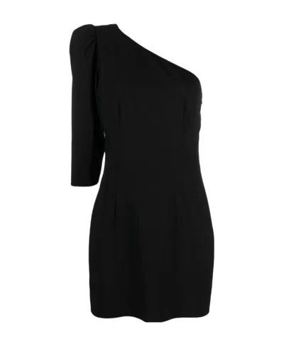 DSQUARED2 DSQUARED2 LOGO PLAQUE ON-SHOULDER MINI DRESS