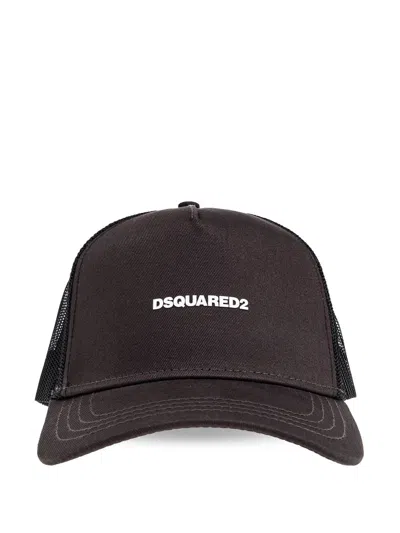 DSQUARED2 LOGO-PRINT BASEBALL CAP