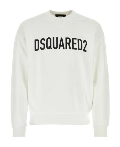 DSQUARED2 DSQUARED2 LOGO PRINTED CREWNECK SWEATSHIRT