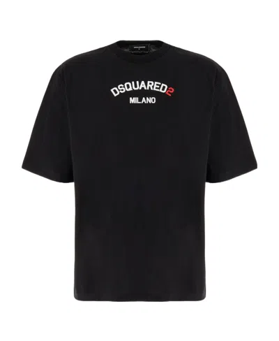 DSQUARED2 DSQUARED2 LOGO PRINTED LOOSE-FIT T-SHIRT