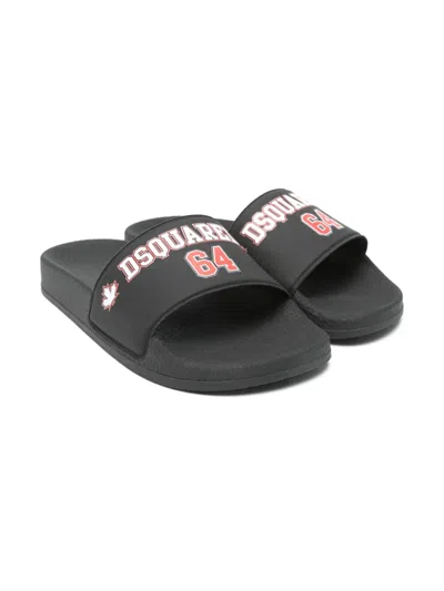 DSQUARED2 LOGO-PRINT SLIDES