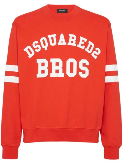 DSQUARED2 LOGO-PRINT SWEATSHIRT